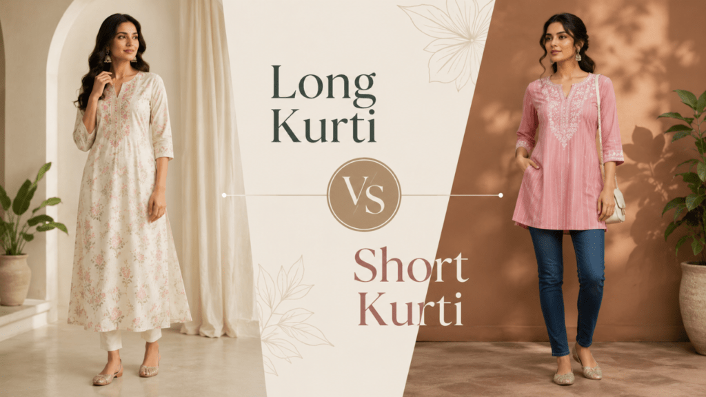 Long Kurti vs Short Kurti