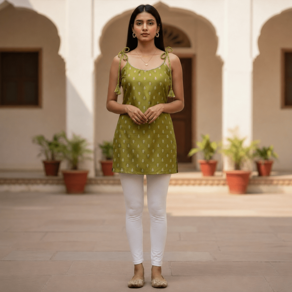 shoulder dori kurti