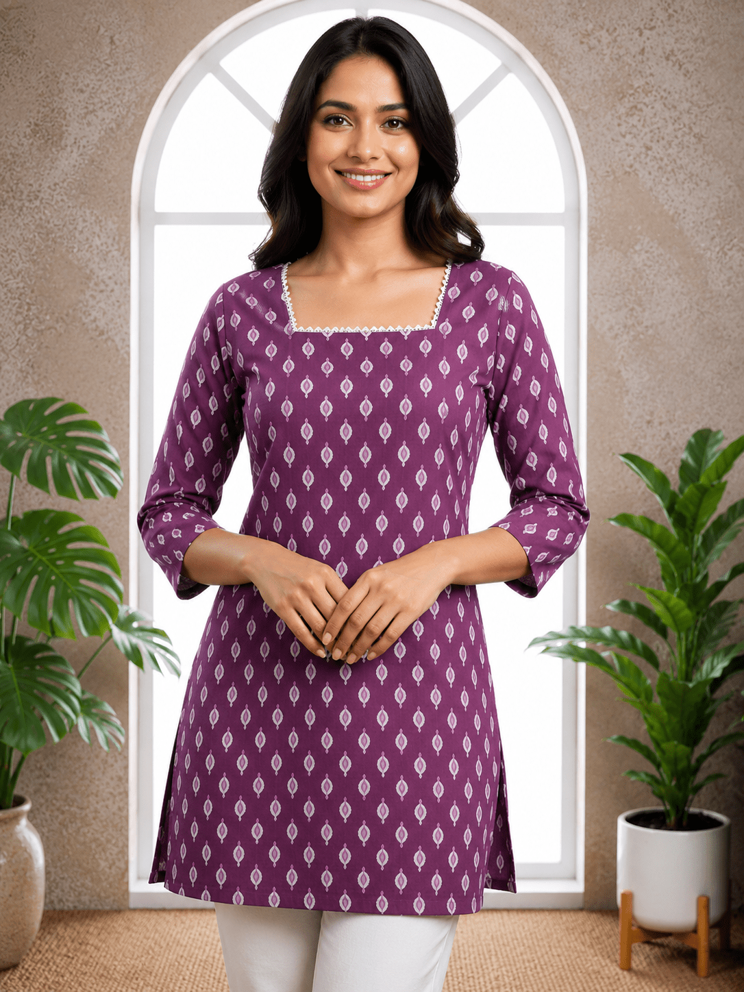 back dori short kurti